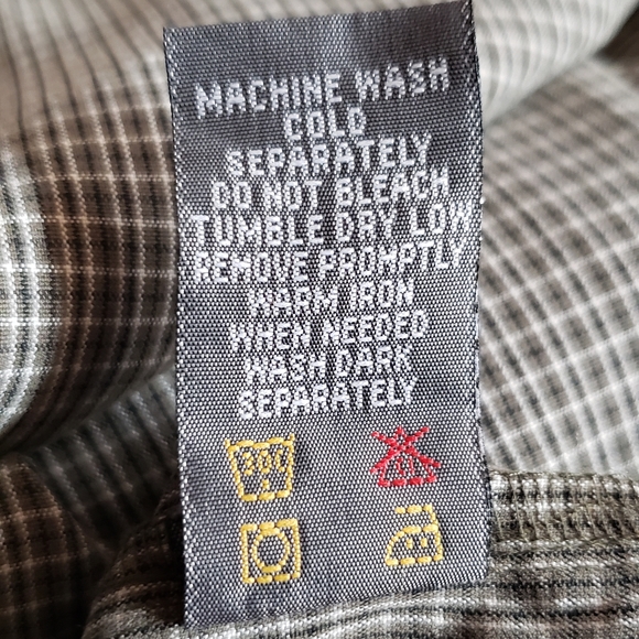 Quiksilver Green Plaid Longsleeve Shirt - Picture 5 of 5